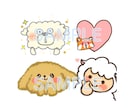 ゆるくてかわいいオリジナルキャラ描きます 親しみやすさ抜群。動物・ミニキャラのアイコン＆素材 イメージ6