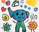 我が子の落書きや絵を飾れるアートにします 我が子との大事な絵をずっと思い出せるように イメージ4