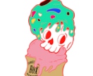 アメリカンな看板イラスト／ロゴを作成します 商品ロゴ、ブランドロゴ、団体ロゴなどを手書き作成いたします。 イメージ6