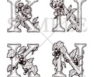 アンティーク調ペン画のミニカット描きます 印刷物やサイトを外国の古書のようなロマンチックな雰囲気に！ イメージ3