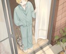 MVサムネイル等⟡厚塗り1枚絵のイラスト制作します 歌ってみた動画/配信/snsのアイコン･ヘッダー など イメージ7
