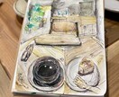 カフェやお店の店内、ご自宅の絵を描きます お気に入りのお店やこだわりの家の絵を水彩画で描きます！ イメージ2