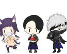 固定キャラ、荒野行動のキャラデフォルメします あなたのキャラをデフォルメしてアイコンを作ります♪ イメージ1