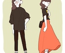 オシャレなアイコンを描きます あなたのお気に入りのお洋服をイラストにさせてください！ イメージ2