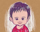 一味違った【プロセス似顔絵】を描きます 完成までの過程（プロセス）を残して似顔絵を仕上げます。 イメージ1