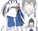 キャラデザ・商用利用込み！立ち絵制作致します IRIAM、TRPG、配信活動などに使用可能！ イメージ7