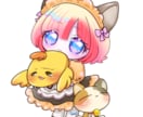 可愛いミニキャラ（デフォルメイラスト）制作します ご新規先着5名様1体3000円にて承ります★商用利用可能です イメージ5