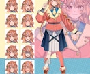 キャラクターの立ち絵描きます TRPG、ゲームのNPCなど、キャラクター立ち絵を制作します イメージ5
