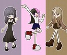 女の子のイラスト制作します アイコン、立ち絵のキャラクター制作お任せください！ イメージ3