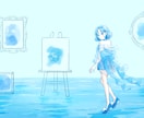 華やかで目を引く一枚絵✨ご要望に応じて描きます あったか&爽やかなテイストが得意♪細かくオーダーできます！ イメージ3