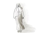 シンプルな線画イラスト作成します あなたの希望に合わせて臨機応変に対応可能◎ イメージ1