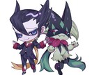 SDイラスト製作■表情差分もいたします 2等身〜3等身のチビキャライラストを製作☆表情差分も承ります イメージ4