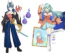 格安！ポップで愛らしい女の子描きます 鮮やかで可愛いイラストをご希望の方に思い描く形で提供します イメージ4