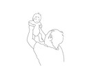 お写真を元にイラスト4パターンお渡しします (お一人、お子様やカップル、ご家族の思い出をイラストに♩) イメージ7