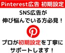 ピンタレスト広告の初期設定をサポートます 【インスタ広告が伸び悩んでいる方】次世代SNSで効果最大化 イメージ1