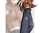 ゲーム・TRPG立ち絵イラストを描きます 色味を抑えてすっきりした印象のイラストを描くのが得意です！ イメージ2