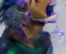 お見積り◎個性的な歌ってみた動画等サムネ描きます アンニュイ、清楚、躍動感、悲壮感など唯一無二の男女が得意です イメージ7