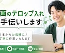 動画に字幕、モザイク入れます YouTube動画、ショート動画への字幕、モザイク挿入 イメージ1