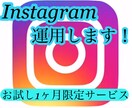 個人店のInstagram運用します SNSを続ける事が苦手な方はお任せください！ イメージ1
