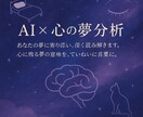 夢にこめられた“心の声”を、AIが読み解きます 不思議な夢の意味を、心理学×AIで分析 イメージ1