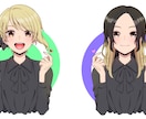アニメ塗り風アイコン描きます 丁寧に誠実に、サービスを届けます！ イメージ3