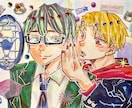 シールコラージュのアナログイラストをお描きします アナログでしか出せない特別な煌めきをご提供します✩ イメージ3