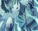 イラスト描きます 縁取りパキッと塗りでクール綺麗かっこいい系イラストを描きます イメージ8
