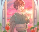 立ち絵・一枚絵のお仕立ていたします 頭身高めの現代的な男女、シンプル衣装orドレスが得意です イメージ6