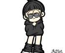 ポップで可愛い似顔絵を描きます まるでカートゥーンの世界に入ったような1枚に仕上がります✨️ イメージ3