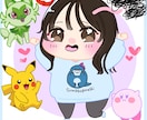 アイコン・動画のサムネ絵やお子さんの似顔絵描きます あなただけのかわいい1枚をお届けします！ イメージ2