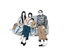 写真をイラストにします あなたのお写真を線画のポップなイラストに！ イメージ4