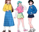 商用/EN OK◎レトロポップなイラスト描きます ◆アイコン・グッズ製作・何でもご相談ください◆ イメージ3