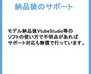 Vtuber用のモデルを制作します 納品後のサポート対応も行っています。 イメージ6