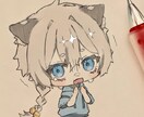 アナログの温かみがあるSDイラストをお描きします お手軽なオリジナルSDイラストをお求めの方へ イメージ2