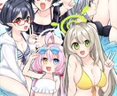 商用利用OK！SNS用アイコンお描きします 可愛らしい女の子中心にお描きしますお気軽にお声かけ掛け下さい イメージ5