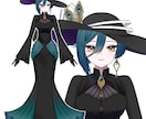 Vtuberキャラデザ～モデリング全て制作します キャラデザ・イラストのみ、配信画面、三面図等のご依頼も可能。 イメージ7