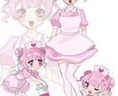 2頭身、3頭身、立ち絵詰め合わせセット描きます かわいいイラストの詰め合わせセット イメージ5
