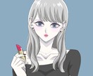 イラスト/アイコンお描きします オシャレな女の子のイラストをイメージに合わせて仕上げます！ イメージ2