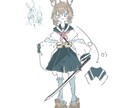 ジャンルをかけあわせたキャラデザを描きます 好きなもの同士をかけあわせます！ イメージ3