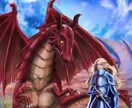 ファンタジー系の厚塗りイラスト描きます 出品初めてなので、今年の12月まで特別価格で描きます。 イメージ1