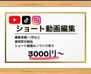 高品質ショート動画を素早く作成致します 動画の編集に時間を取られたくない方へ イメージ1