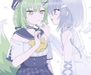 かわいいイラストや似顔絵などかきます 男女共に人物の絡み特に得意です。BL、GL(百合)も可 イメージ8