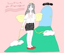 女子ウケの良い可愛いイラストをお届けします 女の子のイラスト、独特な世界観のイラストをお届けします。 イメージ4