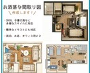 お試し価格★民泊運営者がお洒落な間取り図を作ります 顧客満足度を高めるために！間取り図を導入しませんか？ イメージ1