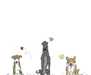商用OK◎シンプルな動物やペットのイラスト描きます 親しみやすく可愛い1枚！アイコン、グッズなどご利用できます イメージ8