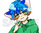 SNS用アイコン描きます 可愛い男の子、女の子描きます！ イメージ1