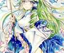 あなただけの一点物アナログイラストを制作いたします コピックで鮮やかな色彩で可愛い女の子を描きます。 イメージ8