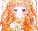 癒されるデジタル水彩画作成いたします 癒されるふんわりした可愛いの女の子描きます☆商用利用込み イメージ7