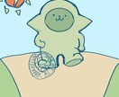ゆるいキャラクターイラスト作成します あなたのイメージをゆるいキャラの一枚絵に イメージ5