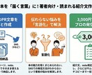 著者向け｜読まれる紹介文を整えます あなたの本を伝わる紹介文に変換 イメージ2